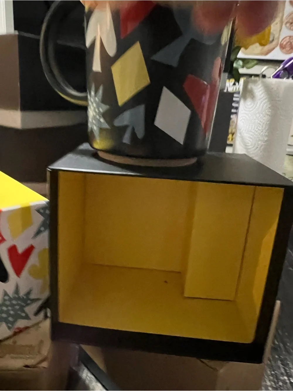 Starbucks Las Vegas Black Mug , Playing Card Icons, 777 , 12 Oz , ceramic
